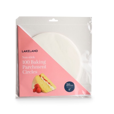 100 Baking Parchment Circles 20cm — £5.49