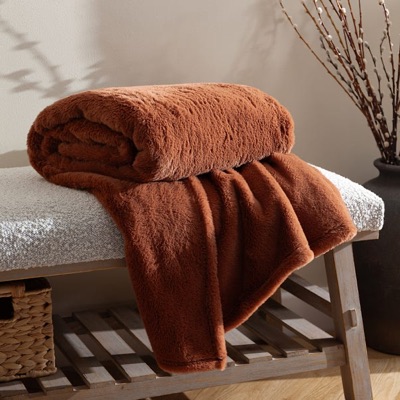 Kallu Faux Fur Throw — from £28
